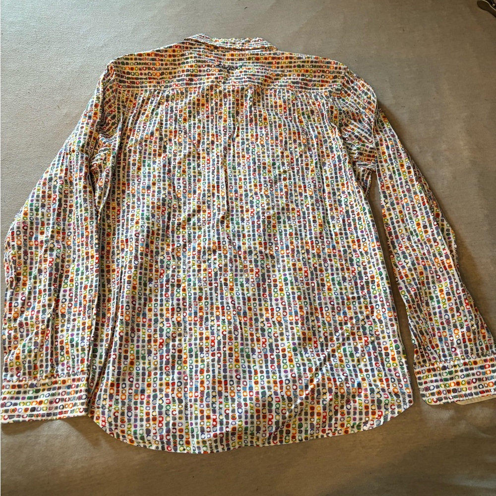 Colorful Patterned Men's Shirt - Picture 3 of 3